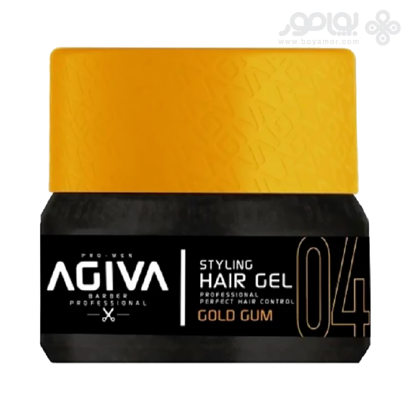 ژل مو آگیوا شماره 04 مدل STYLING GEL GOLD POWER حجم 700 میل