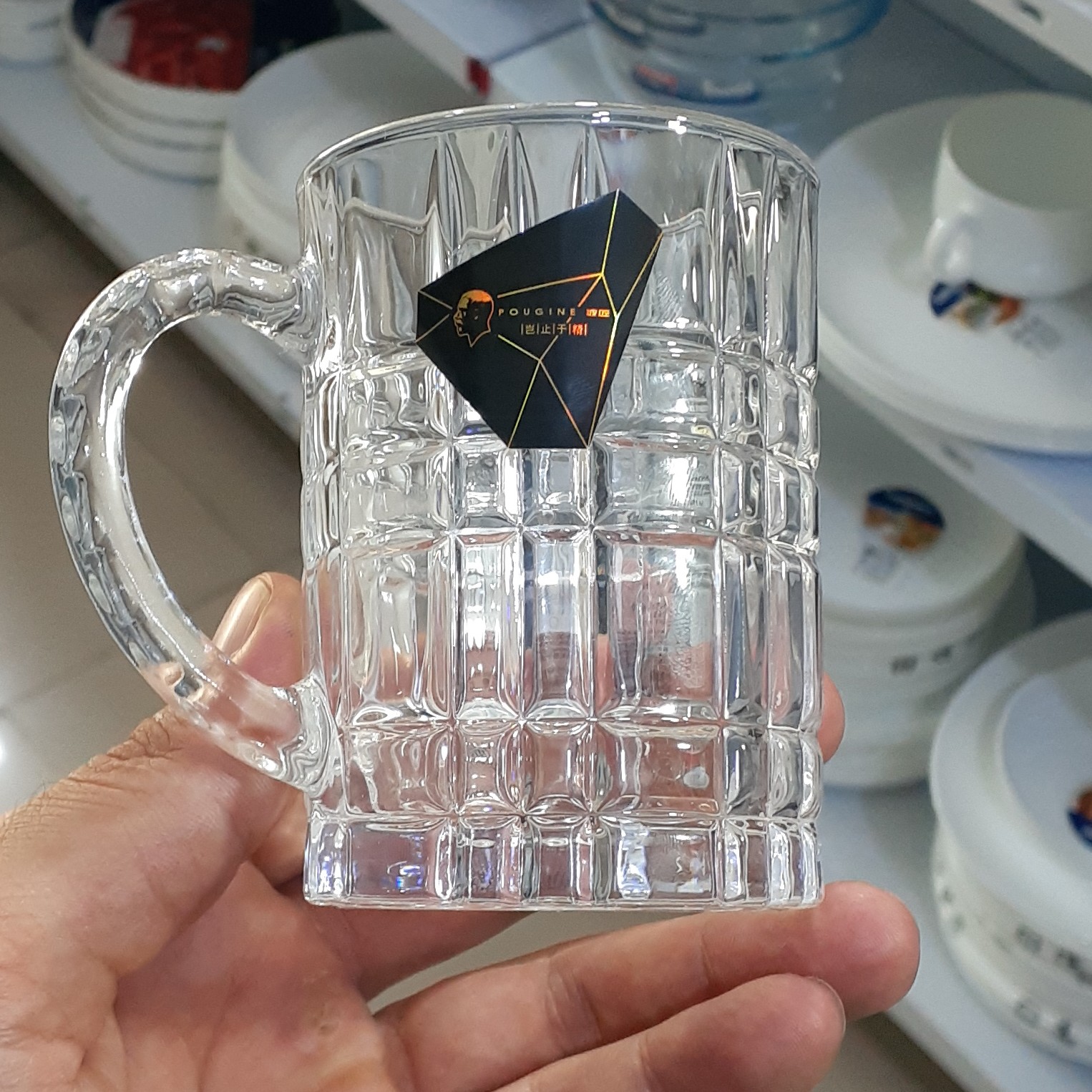 لیوان کریستال پوگین کد503D-لیوان پوگین6عددی