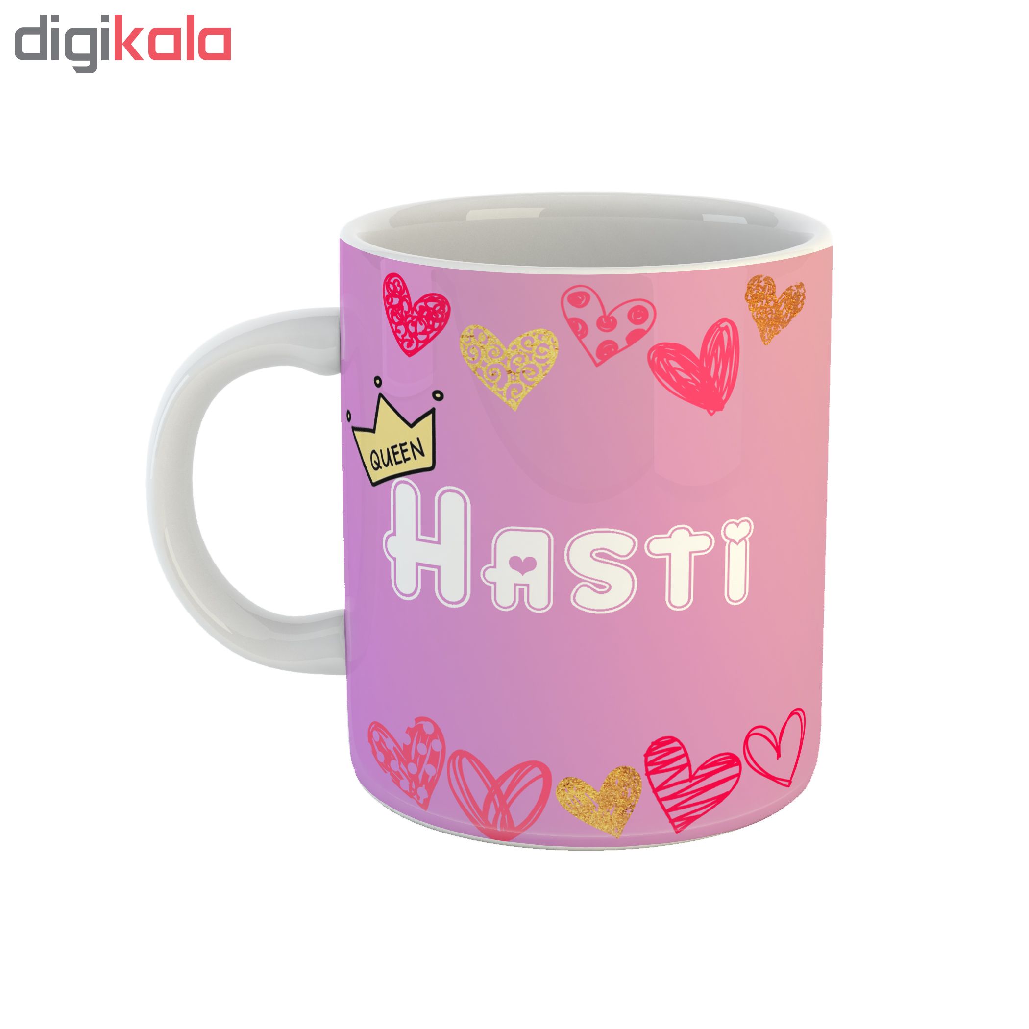 ماگ طرح تک شاخ مدل هستی