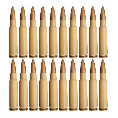 ماکت فشنگ مدل جنگی بسته 20 عددی