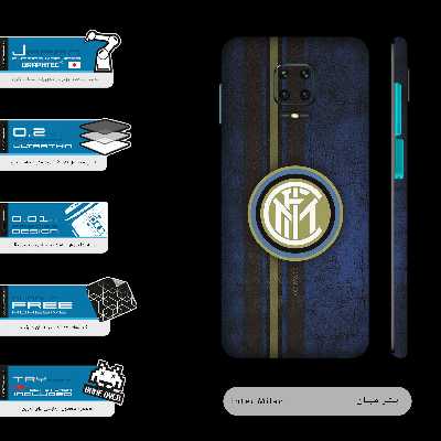 برچسب پوششی ماهوت مدل Inter-Milan-FC-FullSkin مناسب برای گوشی موبایل شیائومی Redmi Note 9s