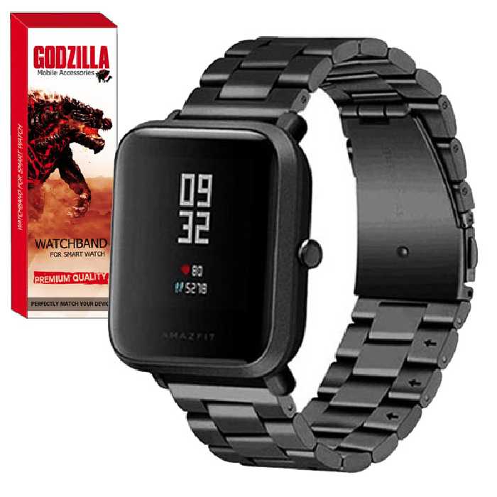 بند گودزیلا مدل 3Rows مناسب برای ساعت هوشمند امیزفیت Bip U Pro