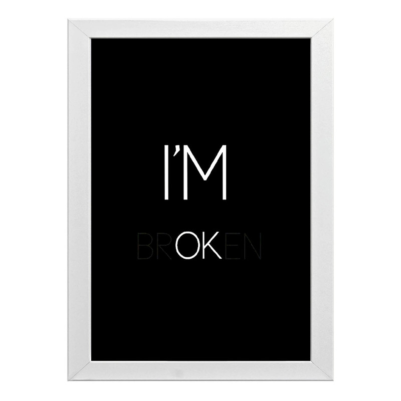 تابلو طرح Im broken کد T276 | دنیای قاب
