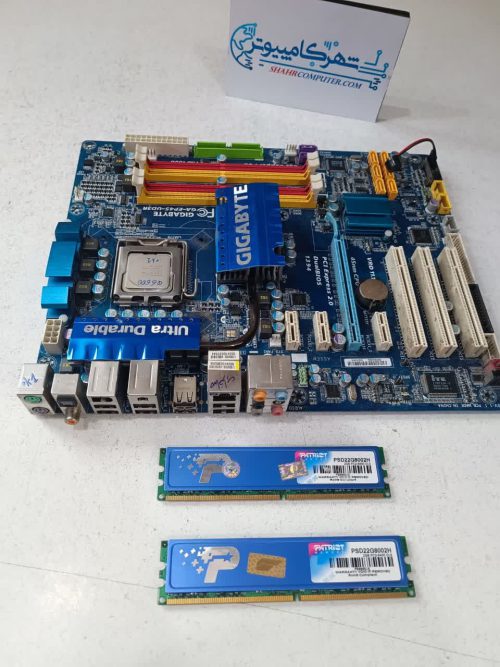 باندل DDR3 مدل GIGA EP45 و Q9400 و 8 گیگ رم