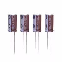 خازن الکترولیت 3300 میکروفاراد 6.3 ولت آکسبوم مدل TEC-3300630 بسته 4 عددی