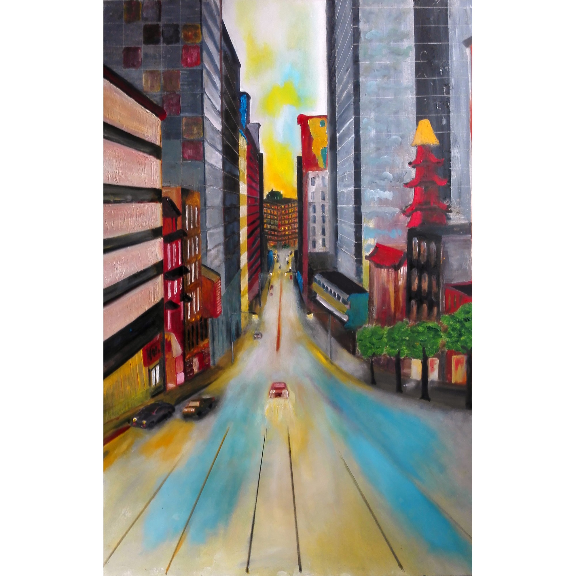 تابلو نقاشی رنگ روغن کد 118MA