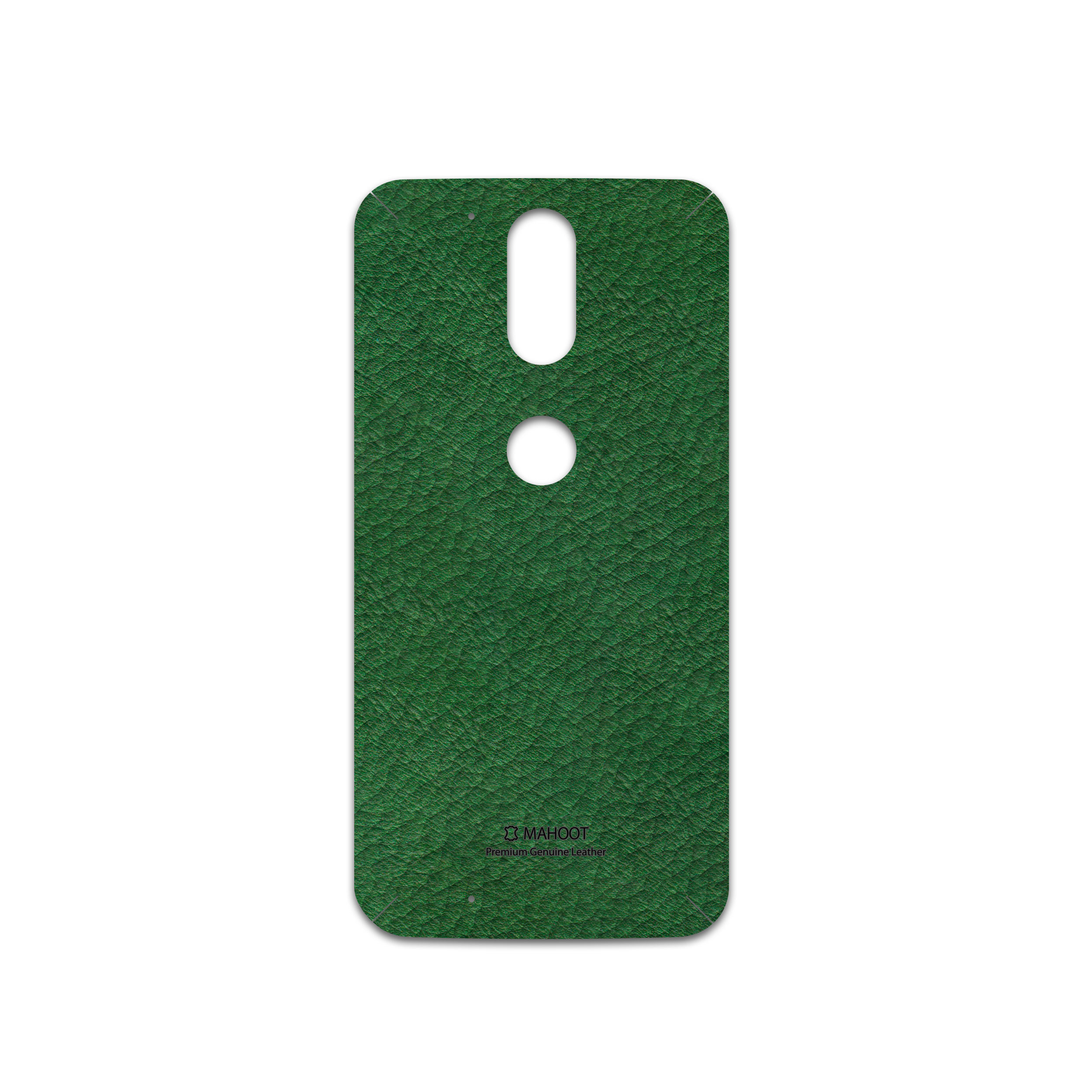 برچسب پوششی ماهوت مدل Green-Leather مناسب برای گوشی موبایل موتورولا Moto G4