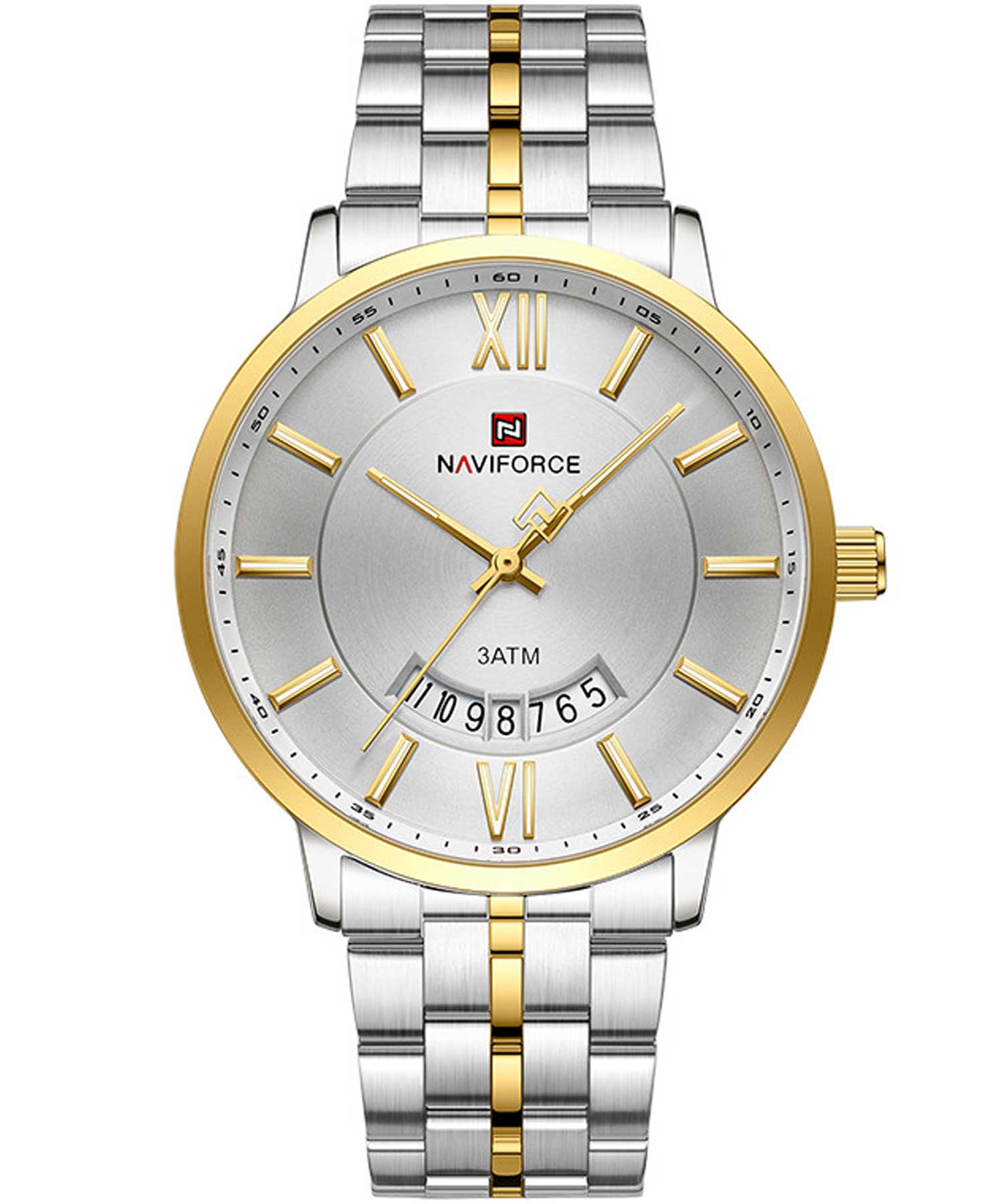 ساعت مچی مردانه نیوی فورس، کد NF9238GS/W/G