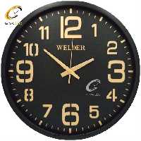 ساعت دیواری اورجینال ولدر PVC مشکی| کد رفرنس 607