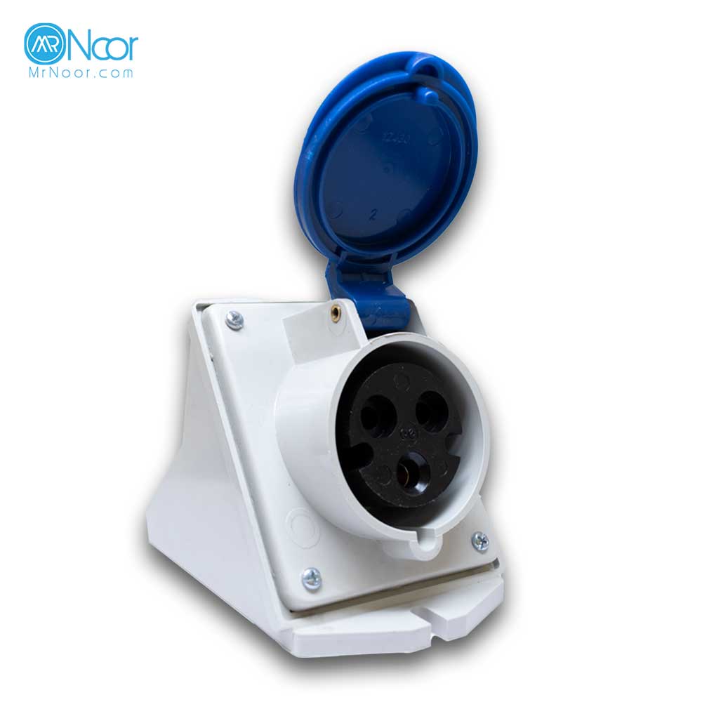 سوکت صنعتی 32×3 مادگی ثابت پارت الکتریک 593 - مستر نور