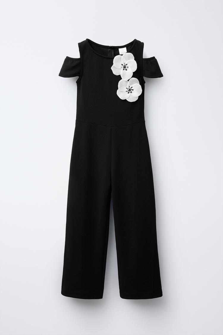 سرهمی دخترانه زارا LONG FLORAL JUMPSUIT | تهران زارا TehranZara