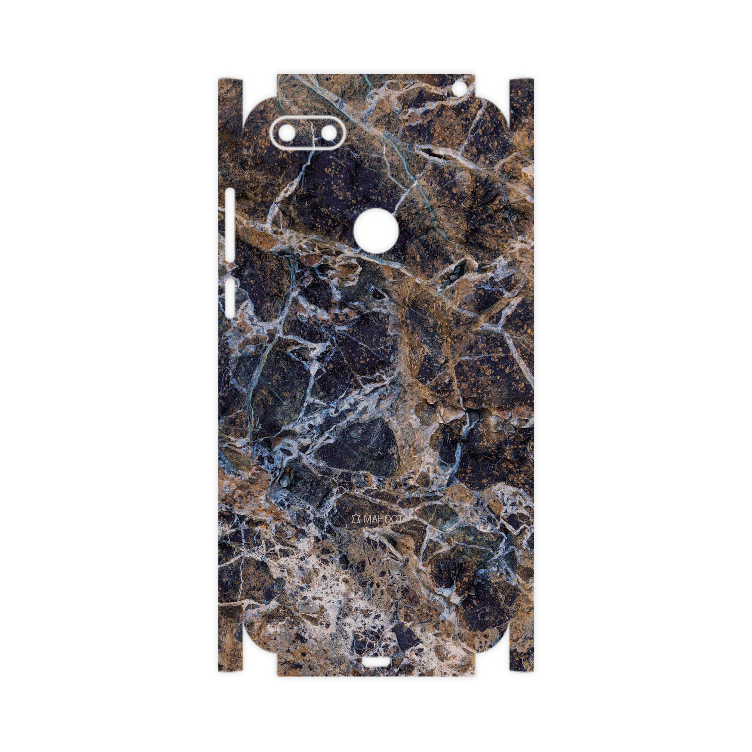 برچسب پوششی ماهوت مدل Earth-White-Marble-FullSkin مناسب برای گوشی موبایل موتورولا Moto E6 Play