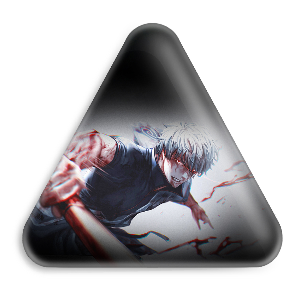 پیکسل خندالو مدل گینتوکی انیمه گینتاما طرح مثلثی کد 12947