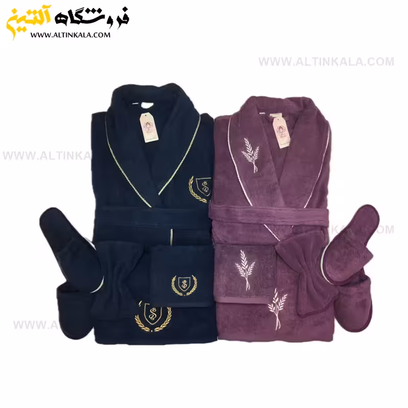 سرویس حوله عروس و داماد 12تکه برند حوله سلین