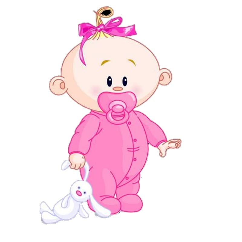 استند رومیزی تولد مدل بیبی دختر