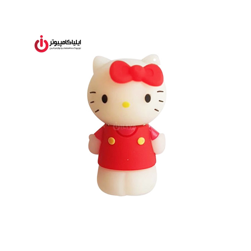 فلش مموری عروسکی کینگ فست مدل KI-17 طرح Hello Kitty ظرفیت 32 گیگابایت