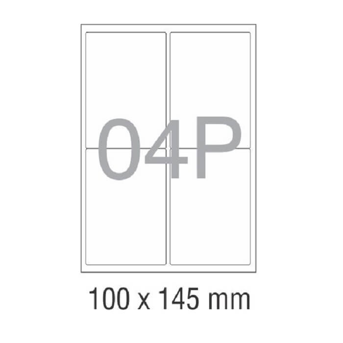 کاغذ پشت چسب دار A4 برش خورده نواجت مدل 4P