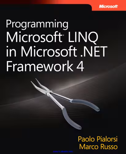 خرید و دانلود نسخه کامل کتاب Programming Microsoft LINQ in Microsoft .NET Framework 4