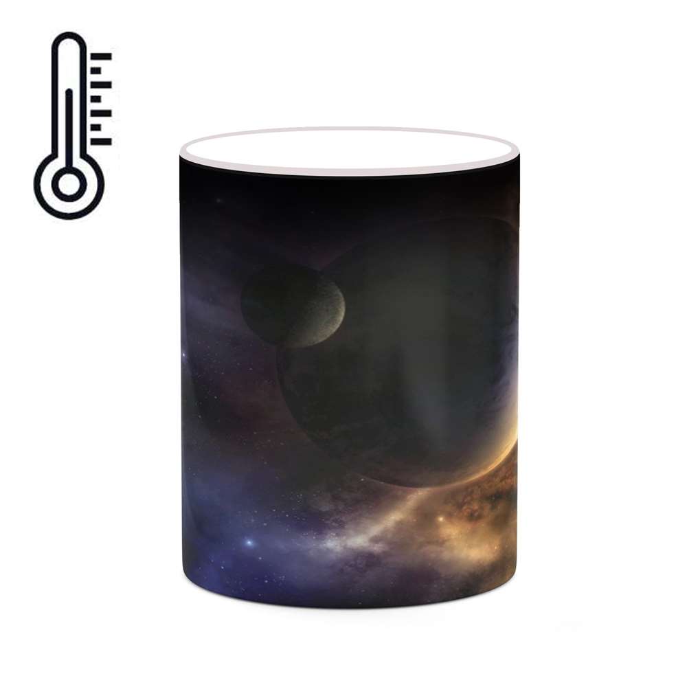 ماگ حرارتی کاکتی طرح فضا و کهکشان مدل mgh20016