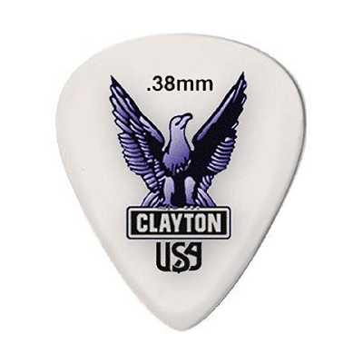 پیک گیتار الکتریک کلایتون مدل Acetal 0.38 mm طرح استاندارد