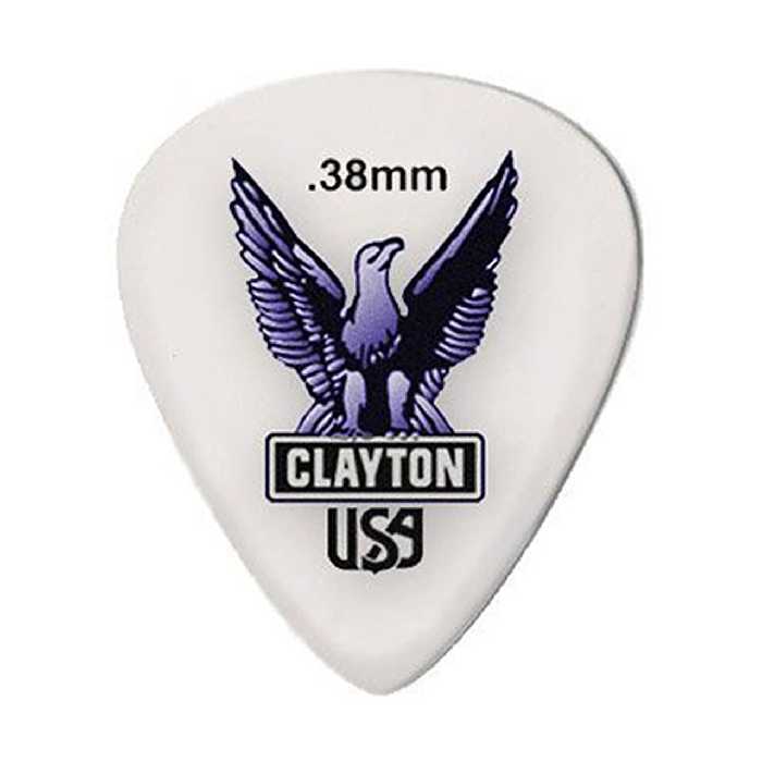 پیک گیتار الکتریک کلایتون مدل Acetal 0.38 mm طرح استاندارد