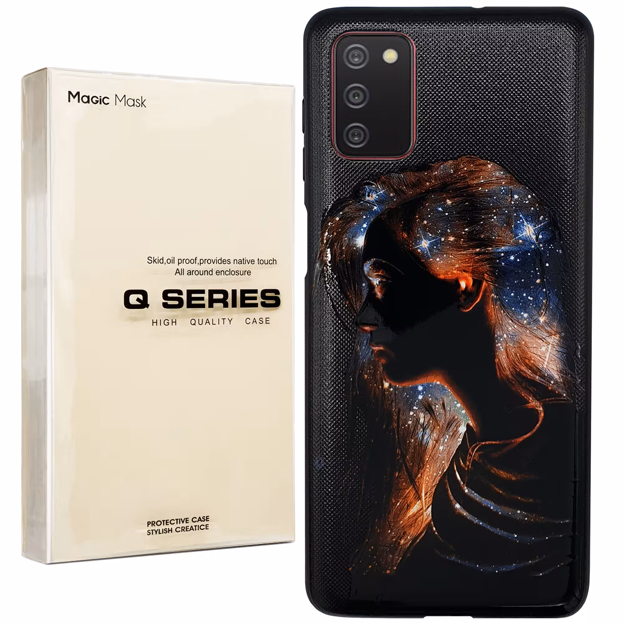 کاور مجیک مسک مدل full colour مناسب برای گوشی موبایل سامسونگ GALAXY A02S