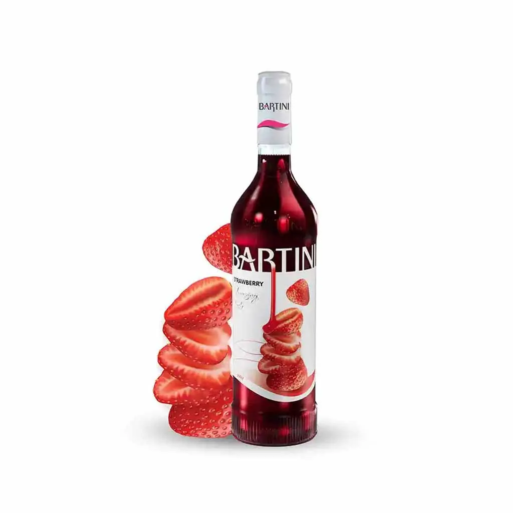 سیروپ توت فرنگی Bartini