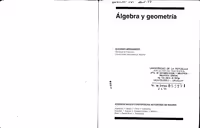 خرید و دانلود نسخه کامل کتاب Algebra y Geometria