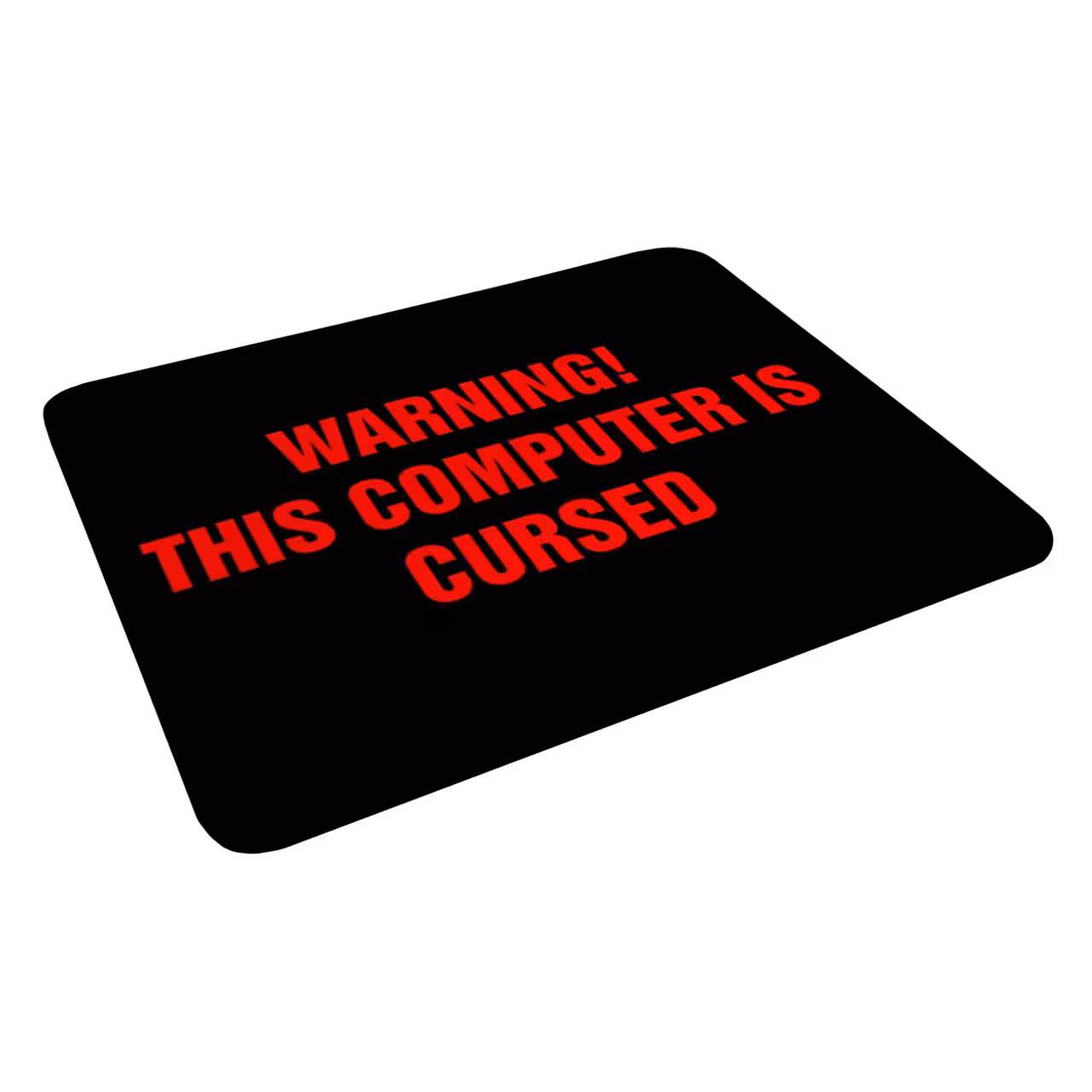 ماوس پد طرح Warning مدل sh5