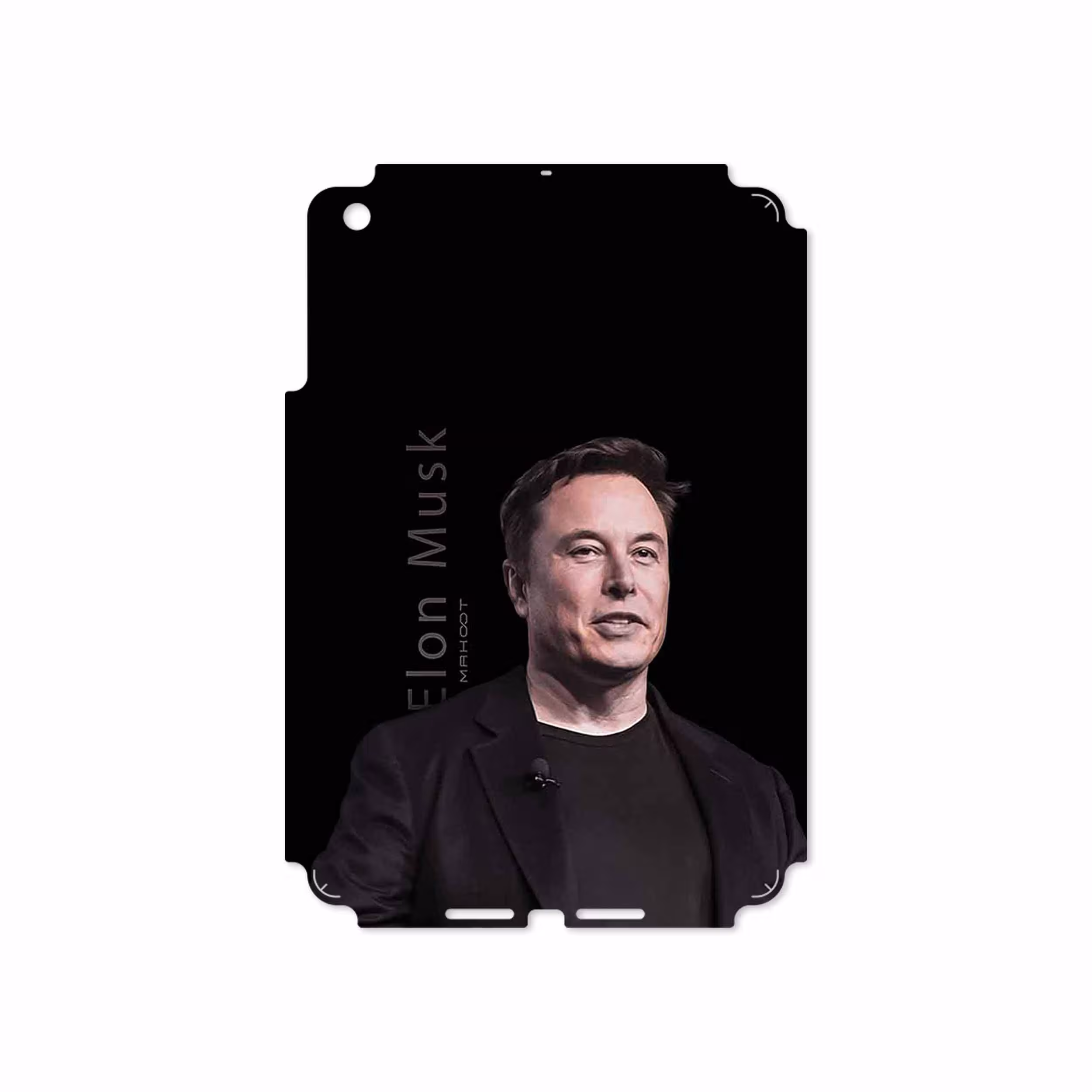 برچسب پوششی ماهوت مدل Elon Musk مناسب برای تبلت اپل iPad mini 2012 A1432