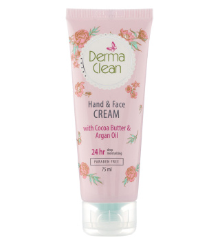 کرم دست و صورت درماکلین حاوی آرگان مدل deep moisturizing حجم 75 میلی لیتر