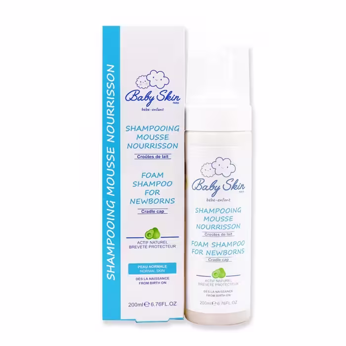شامپو فوم ضد شوره نوزادان بیبی اسکین 200میل Baby Skin
