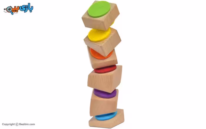 Felt tower toy by Bis