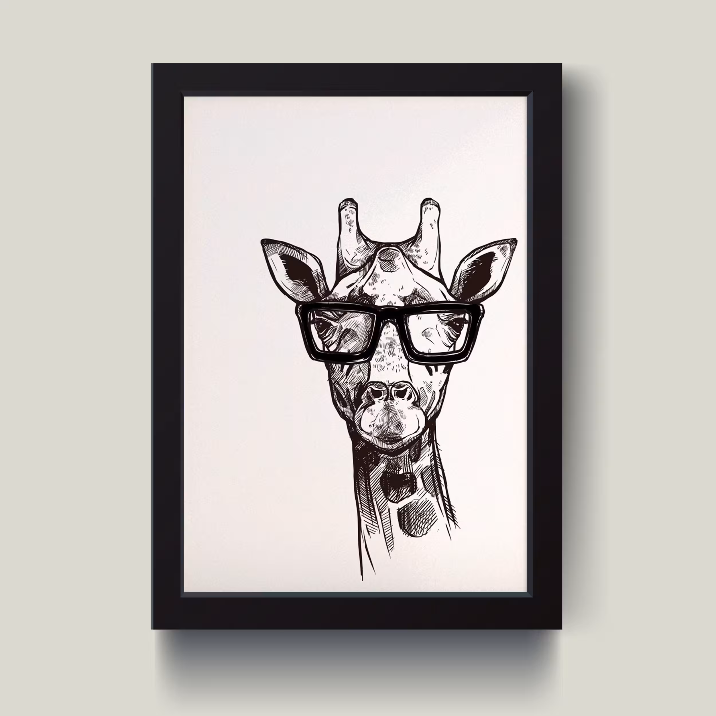 تابلو مدل مینیمال Giraffe کدS1430-b