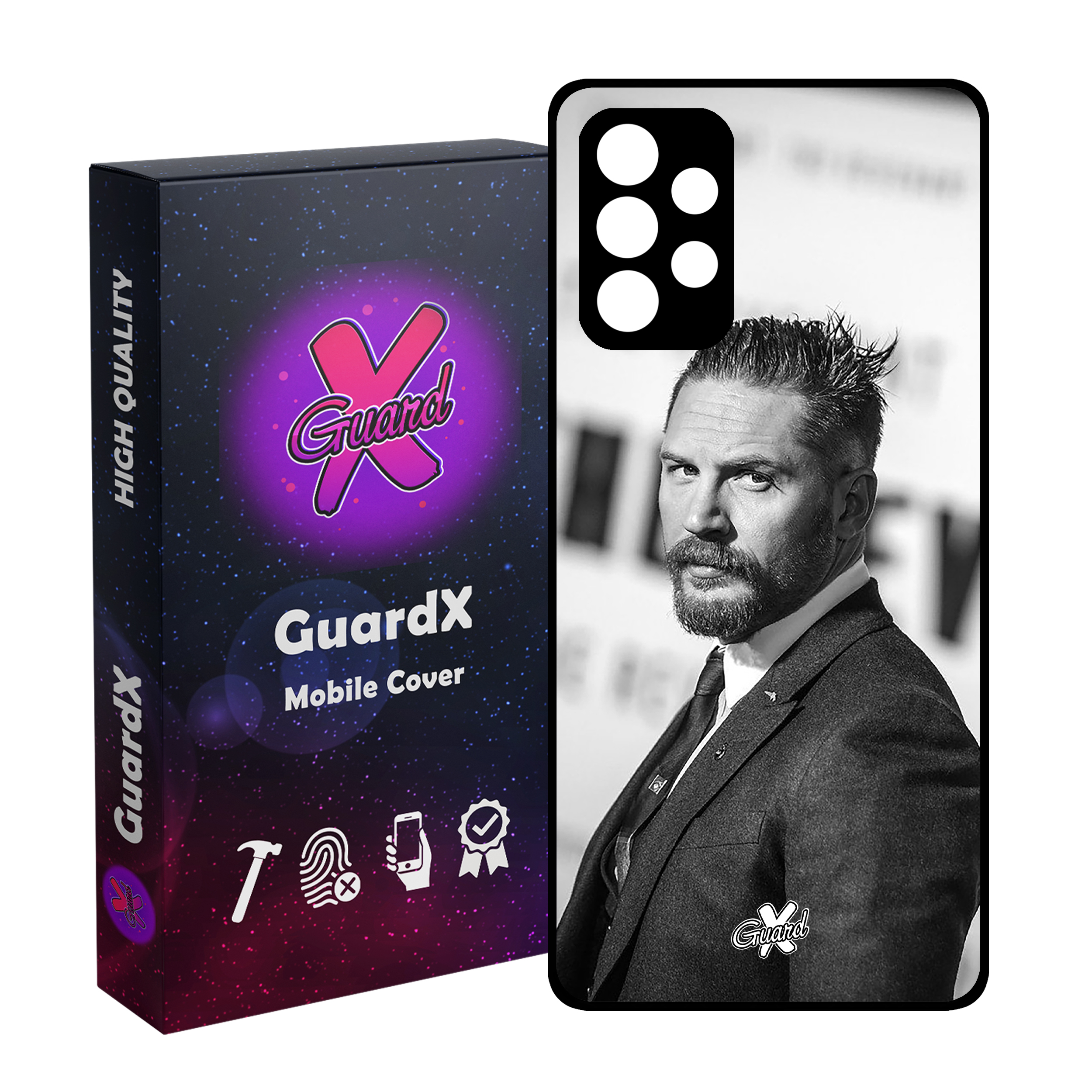 کاور گارد ایکس طرح تام هاردی مدل Glass10140 مناسب برای گوشی موبایل سامسونگ Galaxy A23 4G