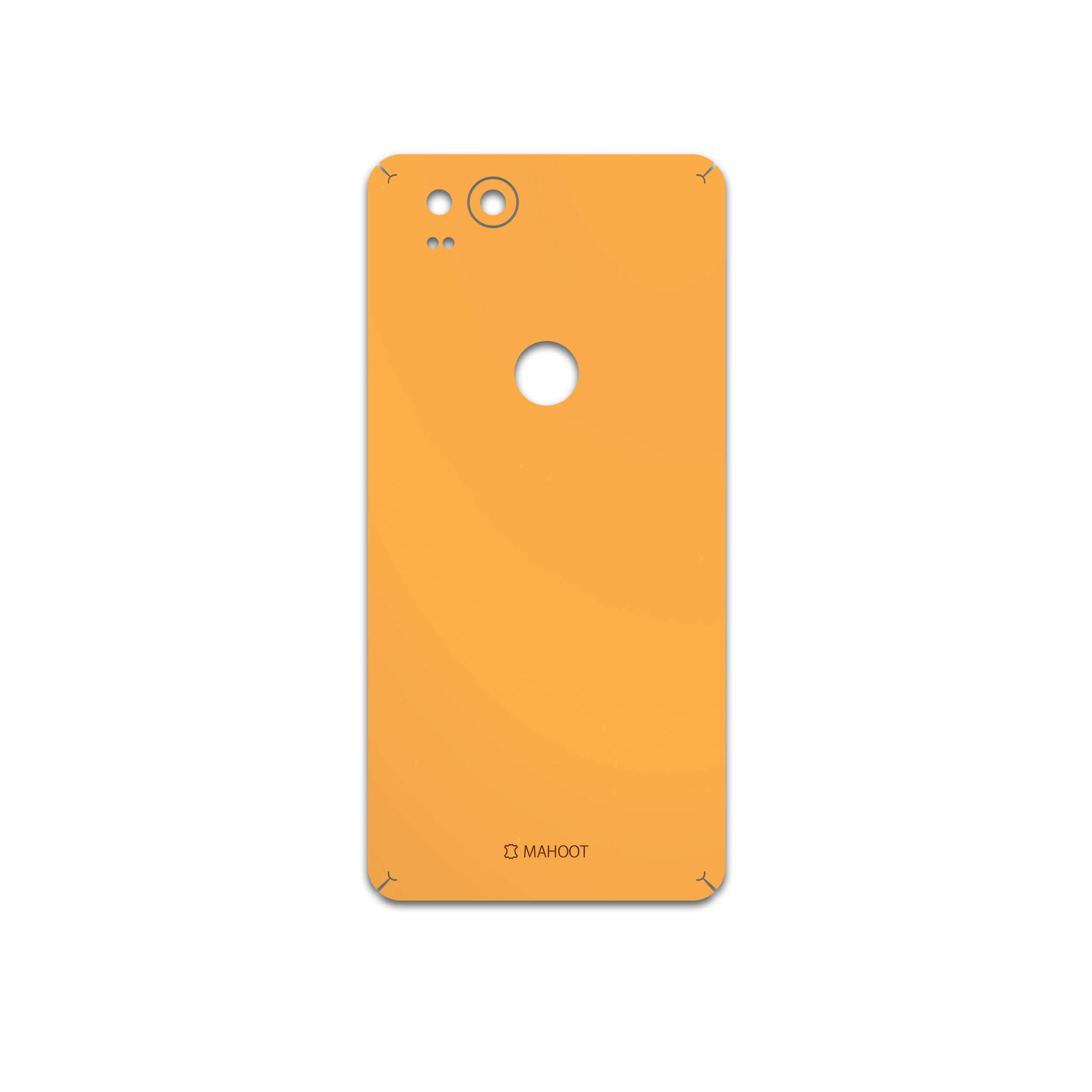 برچسب پوششی ماهوت مدل Matte-Orange مناسب برای گوشی موبایل گوگل Pixel 2
