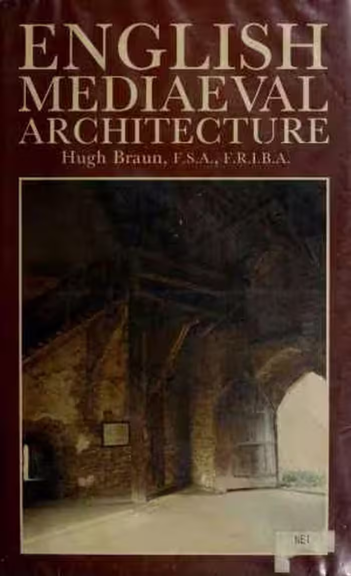 [PDF] دانلود کتاب English Mediaeval Architecture, 1985