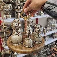 سرویس نمک پاش ، سماق پاش کروم طرح آیلین