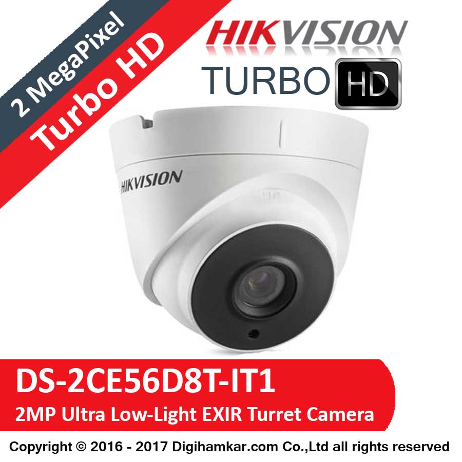 دوربین مداربسته TurboHD دام هایک ویژن مدل DS-2CE56D8T-IT1