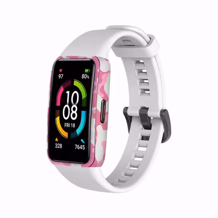 برچسب ماهوت طرح Army Pink مناسب برای ساعت هوشمند هوآوی band 6