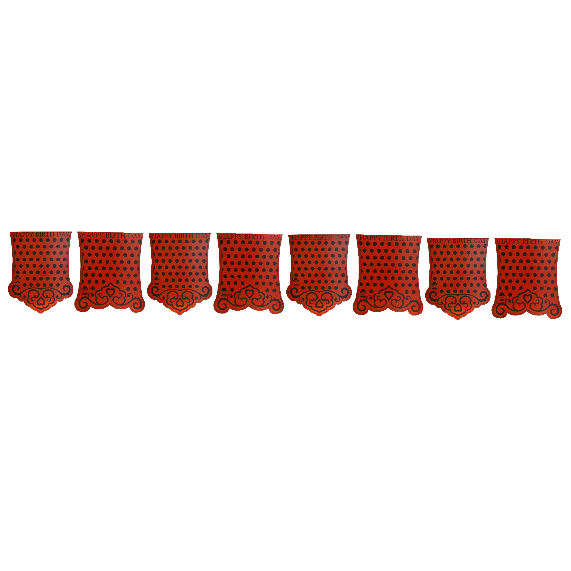 ریسه تولد مسترتم طرح خال خالی کد 001