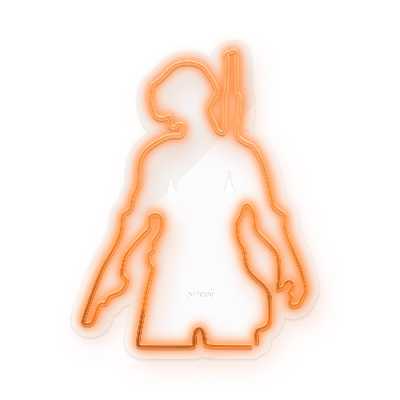 چراغ دیواری نئون دیزاین طرح Pubg_ORG