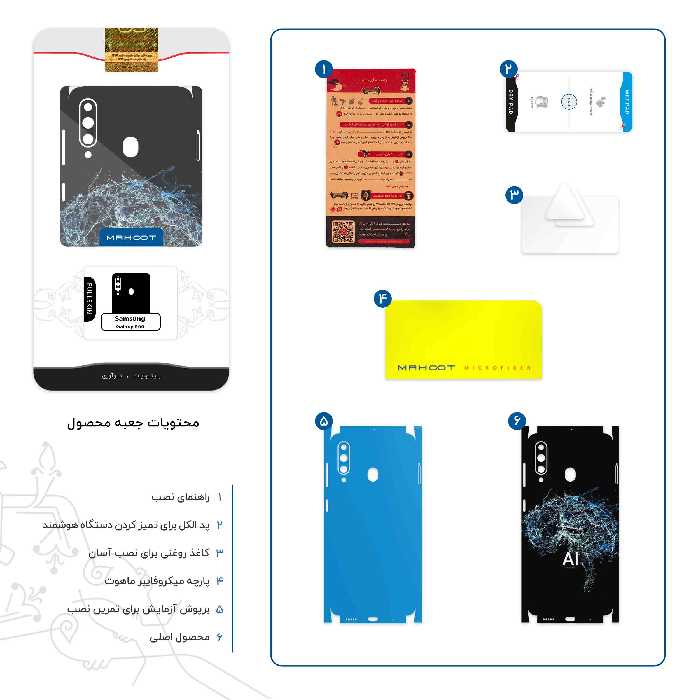 برچسب پوششی ماهوت مدل Artificial intelligence 2-FullSkin مناسب برای گوشی موبایل سامسونگ Galaxy A60