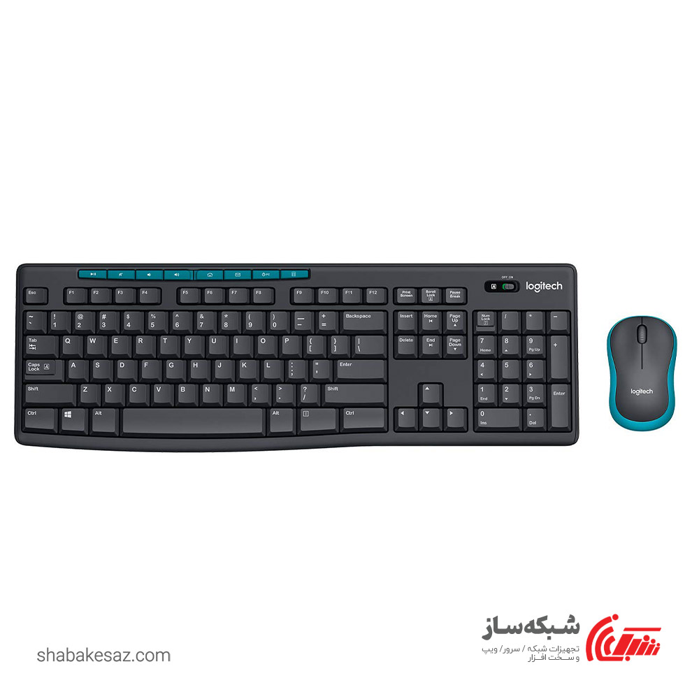 قیمت و خرید کیبورد و ماوس بی سیم لاجیتک Logitech MK275 - شبکه ساز