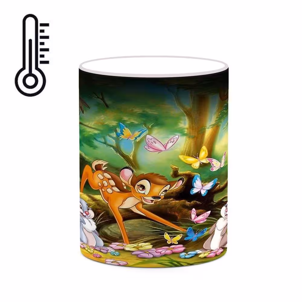 ماگ حرارتی کاکتی طرح کارتون Bambi مدل mgh22214