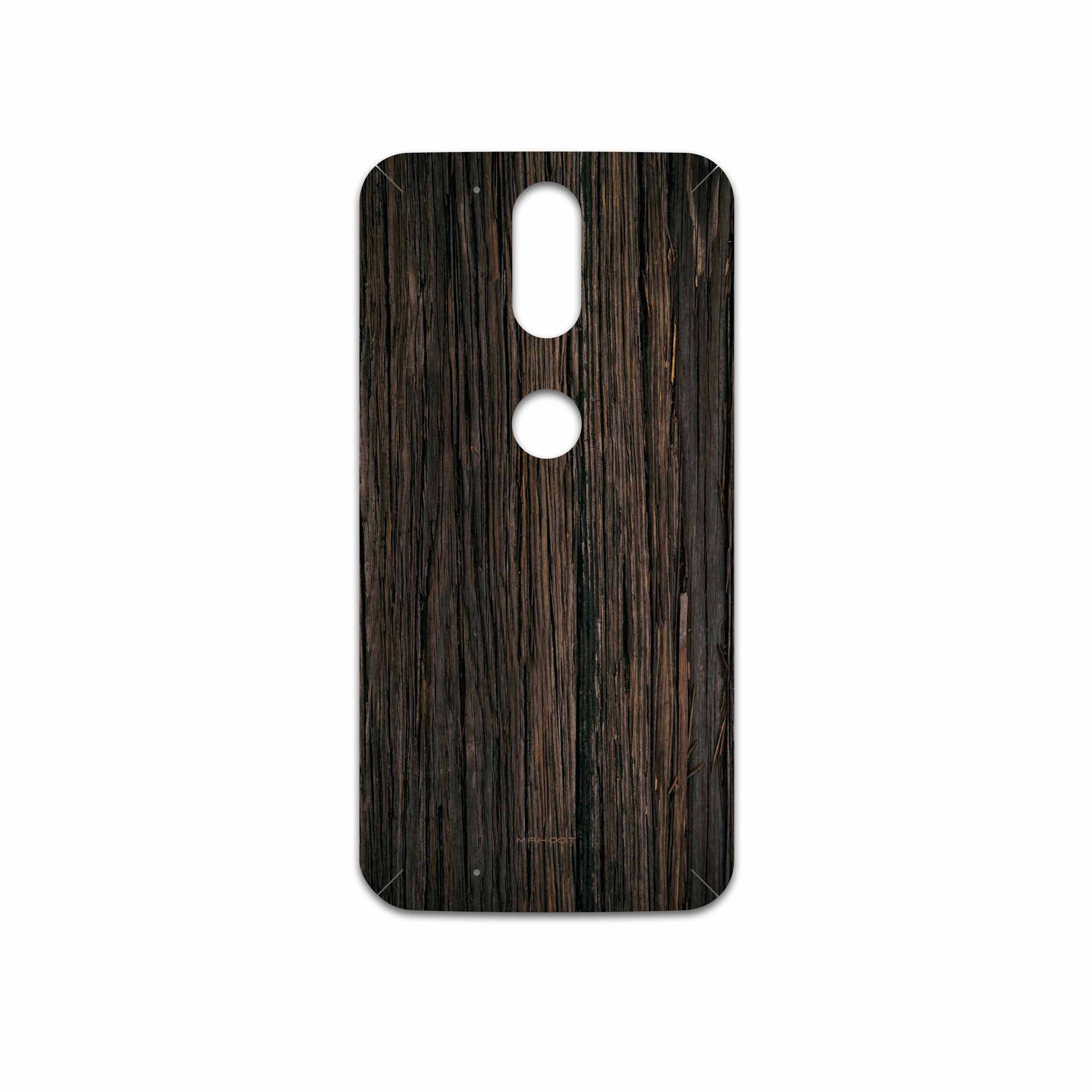 برچسب پوششی ماهوت مدل Burned Wood مناسب برای گوشی موبایل موتورولا Moto G4