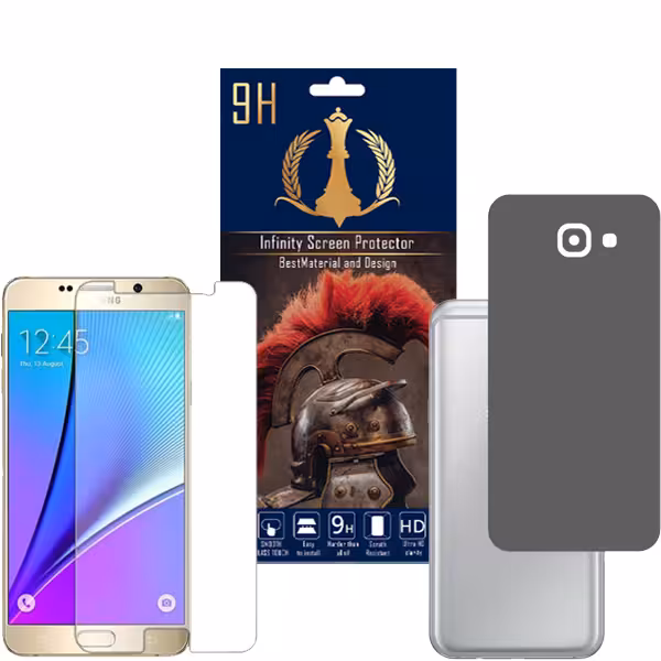 برچسب پوششی اینفینیتی مدل PRO MAX مناسب برای گوشی موبایل سامسونگ Galaxy A8 2016 / A810 به همراه محافظ صفحه نمایش