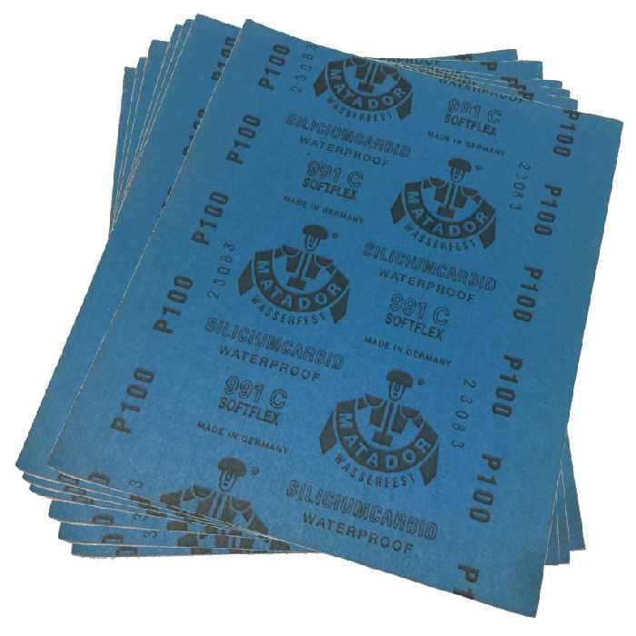 ورق سنباده ماتادور مدل P100 991C مجموعه 7 عددی