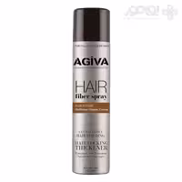 اسپری پرپشت کننده موی آگیوا مدل Fiber Spray رنگ قهوه ای