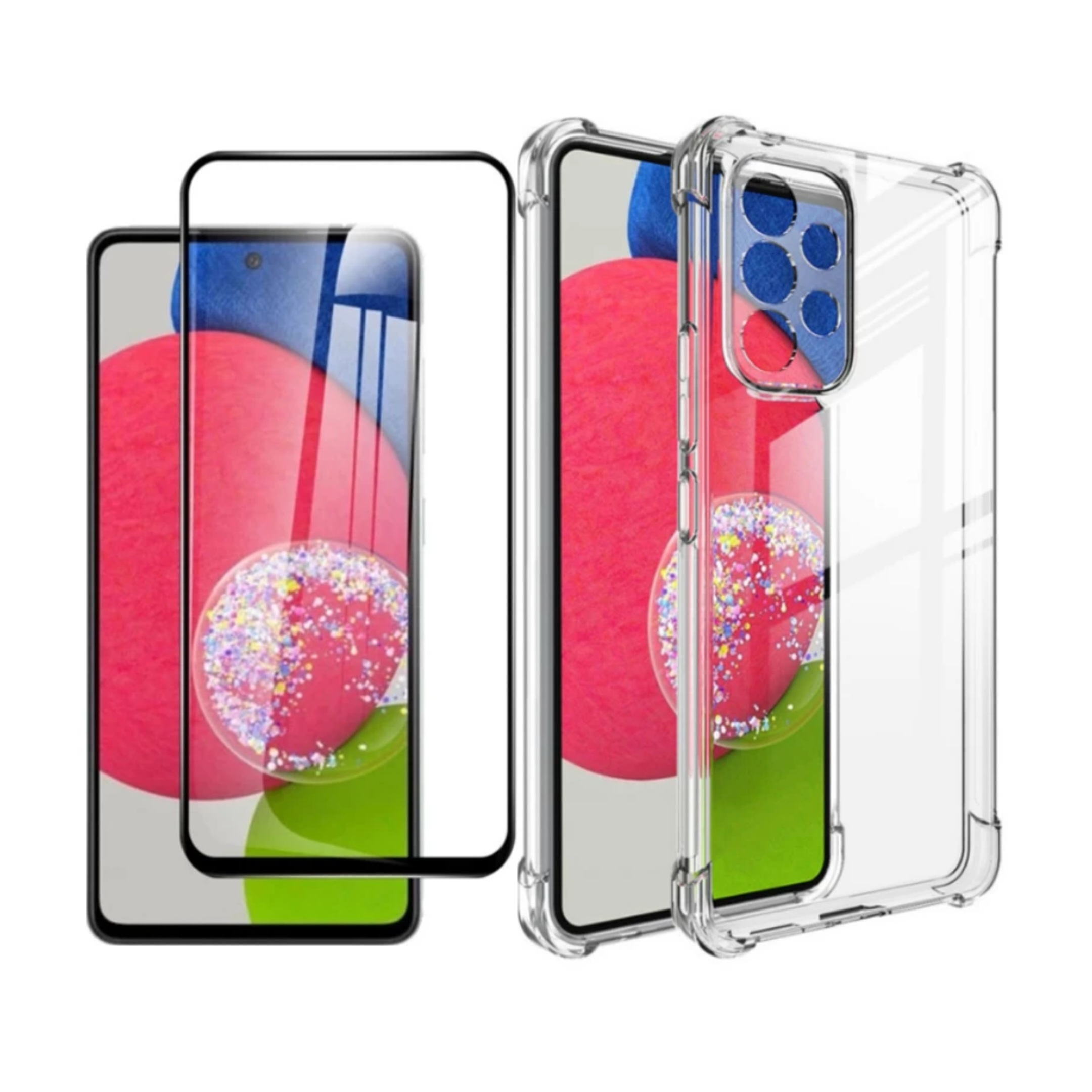 کاور آسمان مدل 013 مناسب برای گوشی موبایل سامسونگ galaxy A32 4g به همراه محافظ صفحه نمایش